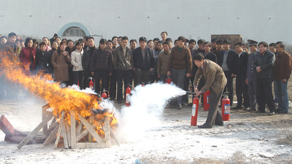 2007年度公司消防演练